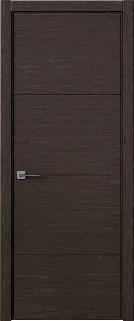 Межкомнатная дверь Tivoli Г-2, цвет - Дуб графит, Без стекла (ДГ)