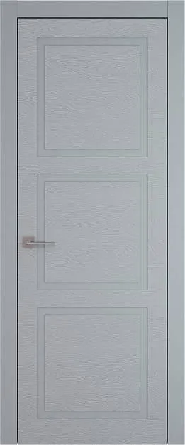 Межкомнатная дверь Tivoli Л-5, цвет - Серебристо-серая эмаль по шпону (RAL 7045), Без стекла (ДГ)