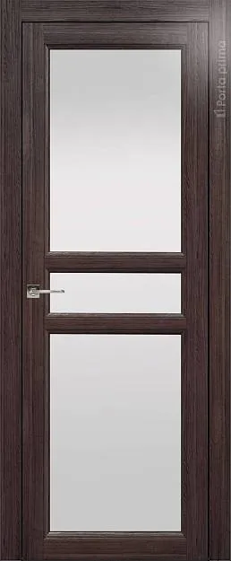 Межкомнатная дверь Sorrento-R Е2, цвет - Венге Нуар, Со стеклом (ДО)