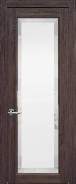 Межкомнатная дверь Domenica, цвет - Венге Нуар, Со стеклом (ДО)