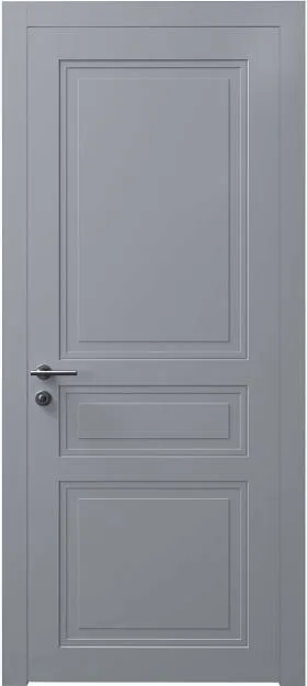 Межкомнатная дверь Imperia-R Neo Classic, цвет - Серебристо-серая эмаль (RAL 7045), Без стекла (ДГ)