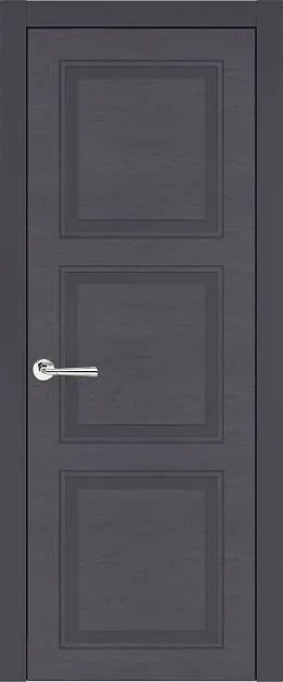 Межкомнатная дверь Milano Neo Classic, цвет - Графитово-серая эмаль по шпону (RAL 7024), Без стекла (ДГ)