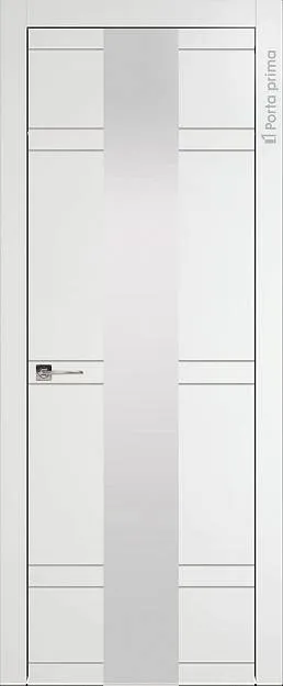 Межкомнатная дверь Tivoli Ж-4, цвет - Белый ST, Со стеклом (ДО)