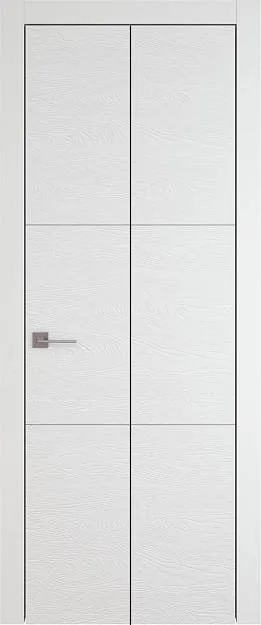 Межкомнатная дверь Tivoli В-2 Книжка, цвет - Белая эмаль по шпону (RAL 9003), Без стекла (ДГ)