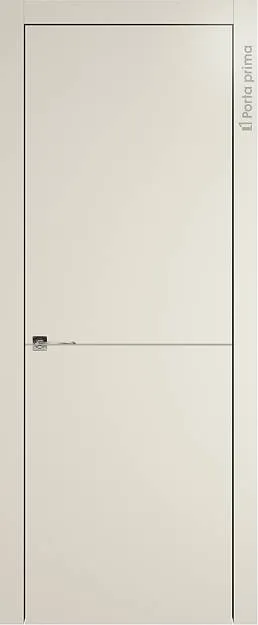 Межкомнатная дверь Tivoli Б-2, цвет - Магнолия ST, Без стекла (ДГ)