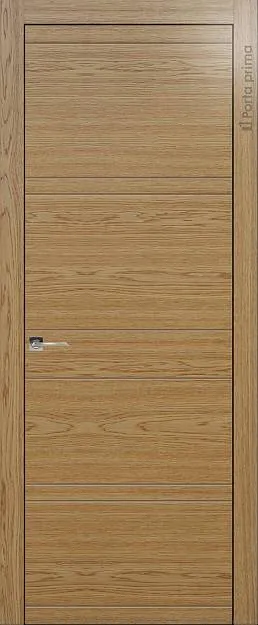 Межкомнатная дверь Tivoli Е-2, цвет - Дуб карамель, Без стекла (ДГ)