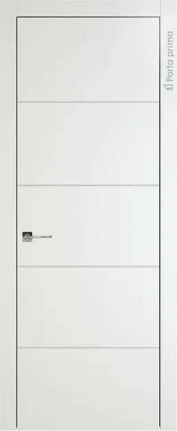 Межкомнатная дверь Tivoli Д-3, цвет - Белая эмаль (RAL 9003), Без стекла (ДГ)