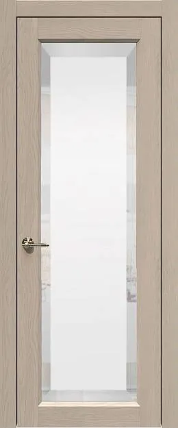 Межкомнатная дверь Domenica, цвет - Дуб муар, Со стеклом (ДО)