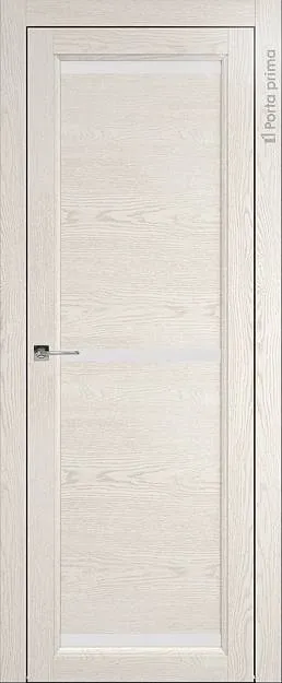 Межкомнатная дверь Sorrento-R Е3, цвет - Белый ясень (nano-flex), Без стекла (ДГ)