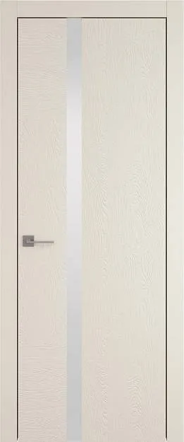 Межкомнатная дверь Tivoli Д-1, цвет - Жемчужная эмаль по шпону (RAL 1013), Без стекла (ДГ)