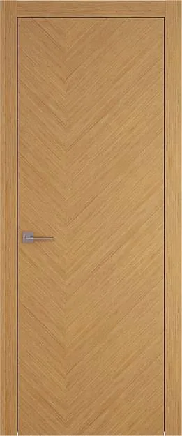Межкомнатная дверь Tivoli Л-1, цвет - Миланский орех, Без стекла (ДГ)