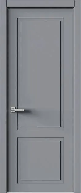 Межкомнатная дверь Tivoli И-5, цвет - Серебристо-серая эмаль (RAL 7045), Без стекла (ДГ)