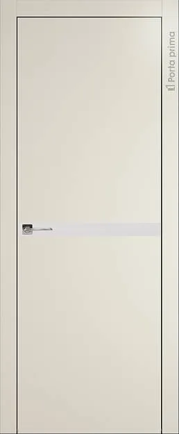 Межкомнатная дверь Tivoli Б-4, цвет - Магнолия ST, Без стекла (ДГ)