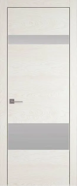 Межкомнатная дверь Tivoli К-4, цвет - Белый ясень (nano-flex), Без стекла (ДГ)