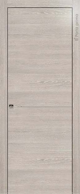 Межкомнатная дверь Tivoli Б-2, цвет - Серый дуб, Без стекла (ДГ)