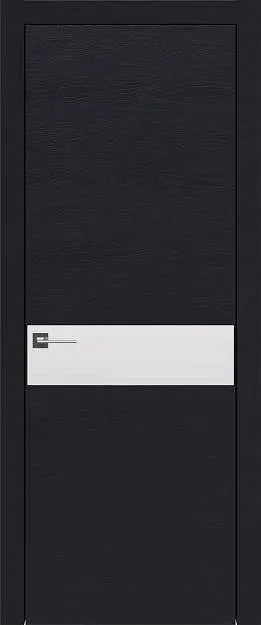 Межкомнатная дверь Tivoli И-4, цвет - Черная эмаль по шпону (RAL 9004), Без стекла (ДГ)