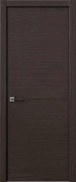 Межкомнатная дверь Tivoli Б-2, цвет - Дуб графит, Без стекла (ДГ)