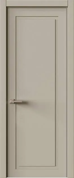 Межкомнатная дверь Tivoli Д-5, цвет - Серо-оливковая эмаль (RAL 7032), Без стекла (ДГ)