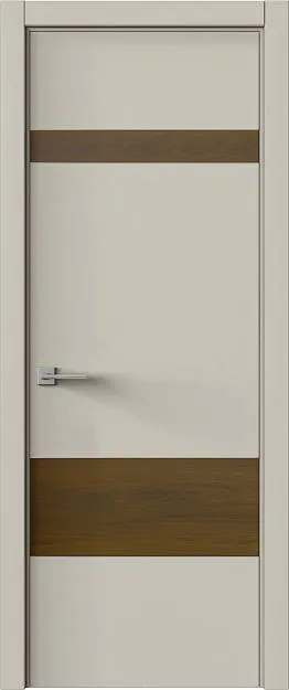 Межкомнатная дверь Tivoli К-4, цвет - Серо-оливковая эмаль (RAL 7032), Без стекла (ДГ)