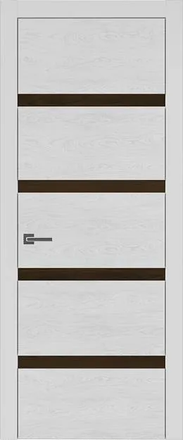 Межкомнатная дверь Tivoli Д-4, цвет - Серая эмаль по шпону (RAL 7047), Без стекла (ДГ)