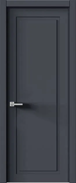 Межкомнатная дверь Tivoli Д-5, цвет - Графитово-серая эмаль (RAL 7024), Без стекла (ДГ)