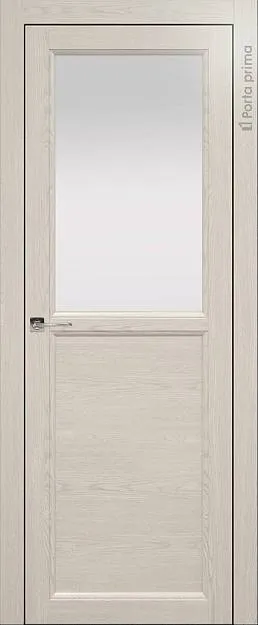 Межкомнатная дверь Sorrento-R Б1, цвет - Дуб шампань, Со стеклом (ДО)