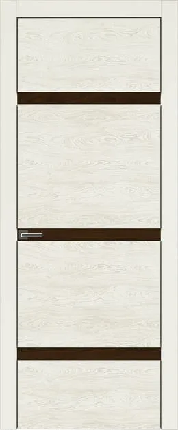 Межкомнатная дверь Tivoli Г-4, цвет - Жемчужная эмаль по шпону (RAL 1013), Без стекла (ДГ)