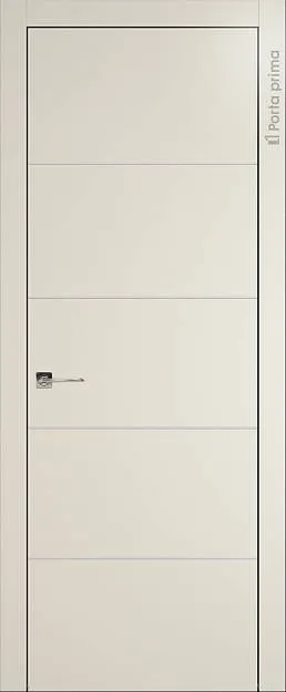 Межкомнатная дверь Tivoli Д-3, цвет - Жемчужная эмаль (RAL 1013), Без стекла (ДГ)