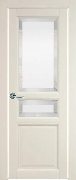 Межкомнатная дверь Imperia-R, цвет - Жемчужная эмаль (RAL 1013), Со стеклом (ДО)
