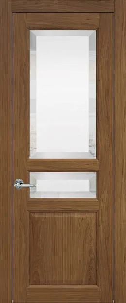 Межкомнатная дверь Imperia-R, цвет - Итальянский орех, Со стеклом (ДО)