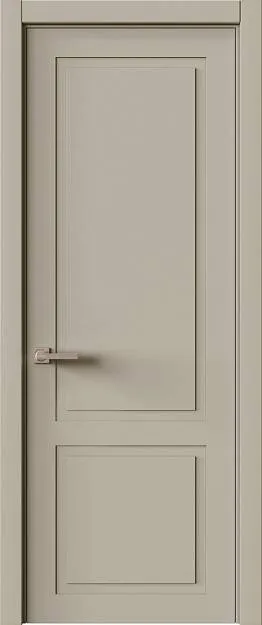 Межкомнатная дверь Tivoli И-5, цвет - Серо-оливковая эмаль (RAL 7032), Без стекла (ДГ)