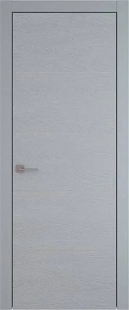 Межкомнатная дверь Tivoli Д-3, цвет - Серебристо-серая эмаль по шпону (RAL 7045), Без стекла (ДГ)