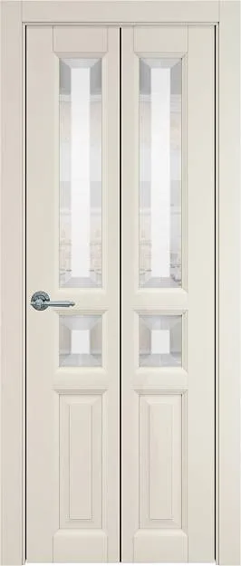 Межкомнатная дверь Porta Classic Imperia-R, цвет - Магнолия ST, Со стеклом (ДО)