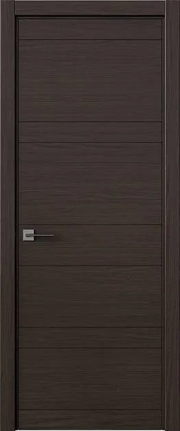Межкомнатная дверь Tivoli Е-2, цвет - Дуб графит, Без стекла (ДГ)