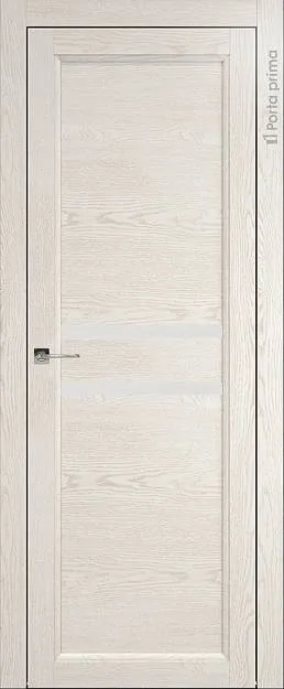 Межкомнатная дверь Sorrento-R В3, цвет - Белый ясень (nano-flex), Без стекла (ДГ)