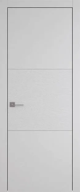 Межкомнатная дверь Tivoli В-2, цвет - Серая эмаль-эмаль по шпону (RAL 7047), Без стекла (ДГ)
