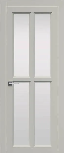 Межкомнатная дверь Sorrento-R И4, цвет - Магнолия ST, Со стеклом (ДО)
