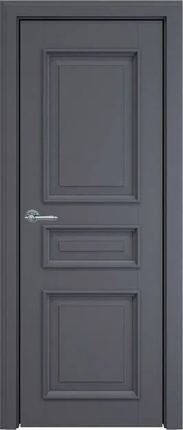 Межкомнатная дверь Imperia-R LUX, цвет - Графитово-серая эмаль (RAL 7024), Без стекла (ДГ)
