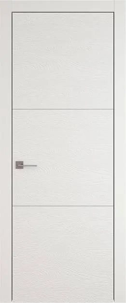 Межкомнатная дверь Tivoli В-2, цвет - Бежевая эмаль по шпону (RAL 9010), Без стекла (ДГ)