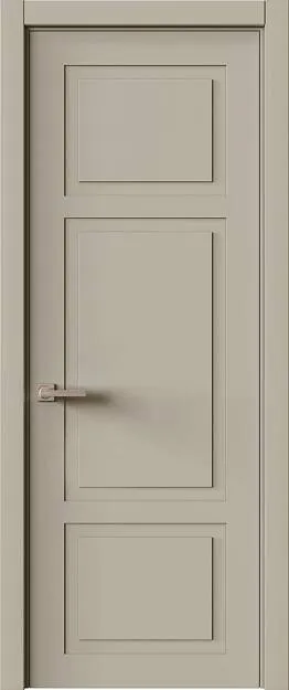 Межкомнатная дверь Tivoli К-5, цвет - Серо-оливковая эмаль (RAL 7032), Без стекла (ДГ)