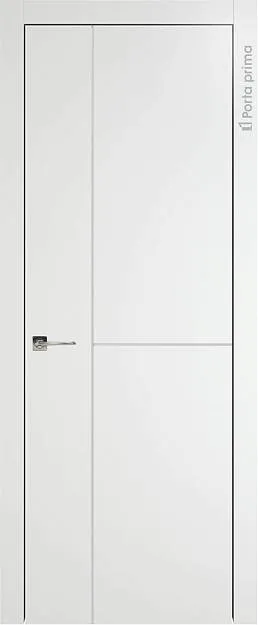Межкомнатная дверь Tivoli Г-1, цвет - Белый ST, Без стекла (ДГ)
