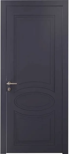 Межкомнатная дверь Florencia Neo Classic, цвет - Графитово-серая эмаль (RAL 7024), Без стекла (ДГ)