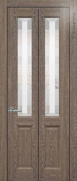 Межкомнатная дверь Porta Classic Dinastia, цвет - Дуб антик, Со стеклом (ДО)