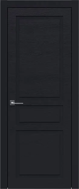 Межкомнатная дверь Tivoli Е-5, цвет - Черная эмаль по шпону (RAL 9004), Без стекла (ДГ)