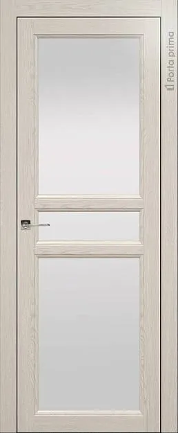 Межкомнатная дверь Sorrento-R Е2, цвет - Дуб шампань, Со стеклом (ДО)