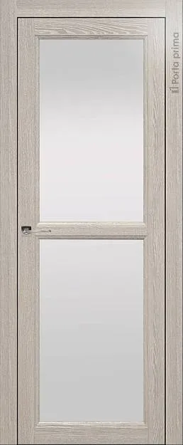Межкомнатная дверь Sorrento-R В1, цвет - Серый дуб, Со стеклом (ДО)