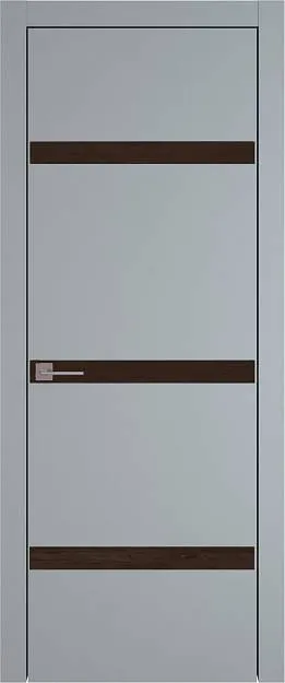 Межкомнатная дверь Tivoli Г-4, цвет - Серебристо-серая эмаль (RAL 7045), Без стекла (ДГ)