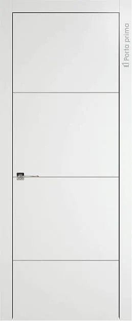 Межкомнатная дверь Tivoli Г-2, цвет - Белый ST, Без стекла (ДГ)