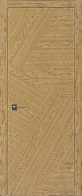 Межкомнатная дверь Tivoli М-1, цвет - Дуб карамель, Без стекла (ДГ)