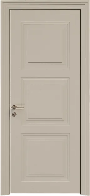 Межкомнатная дверь Millano Neo Classic Scalino, цвет - Жемчужная эмаль по шпону (RAL 1013), Без стекла (ДГ)